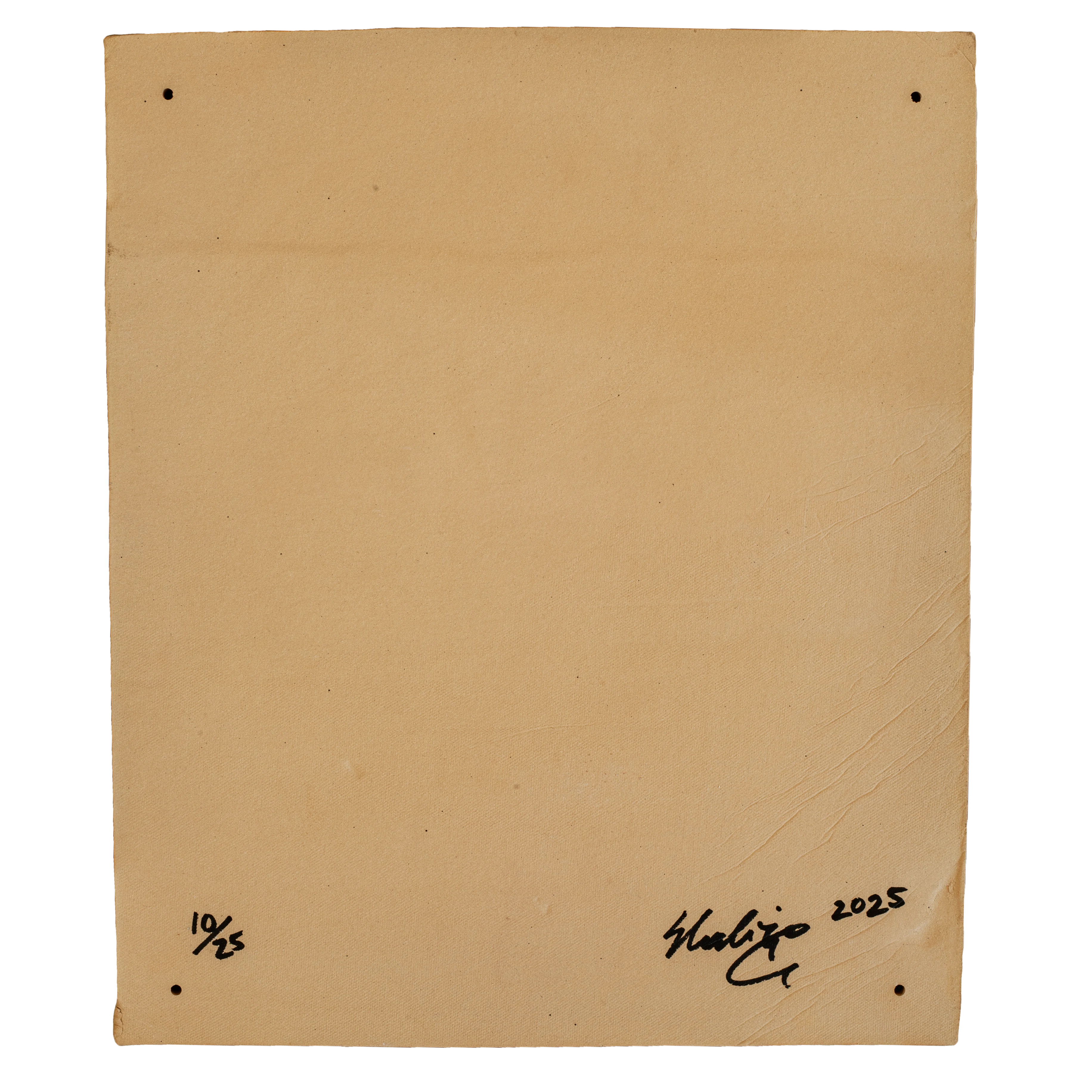 Tile #10 — back, numbered 10/25