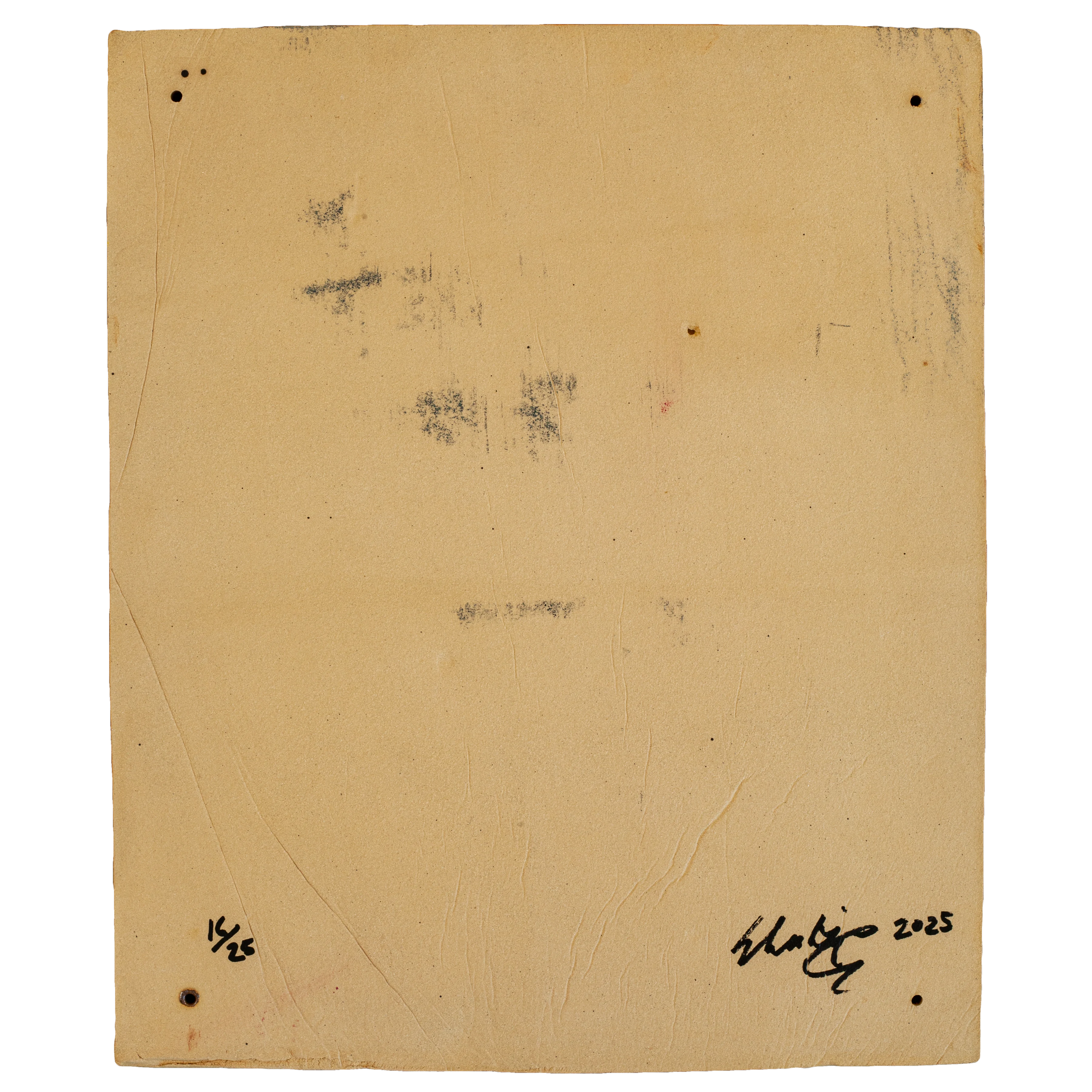 Tile #16 — back, numbered 16/25