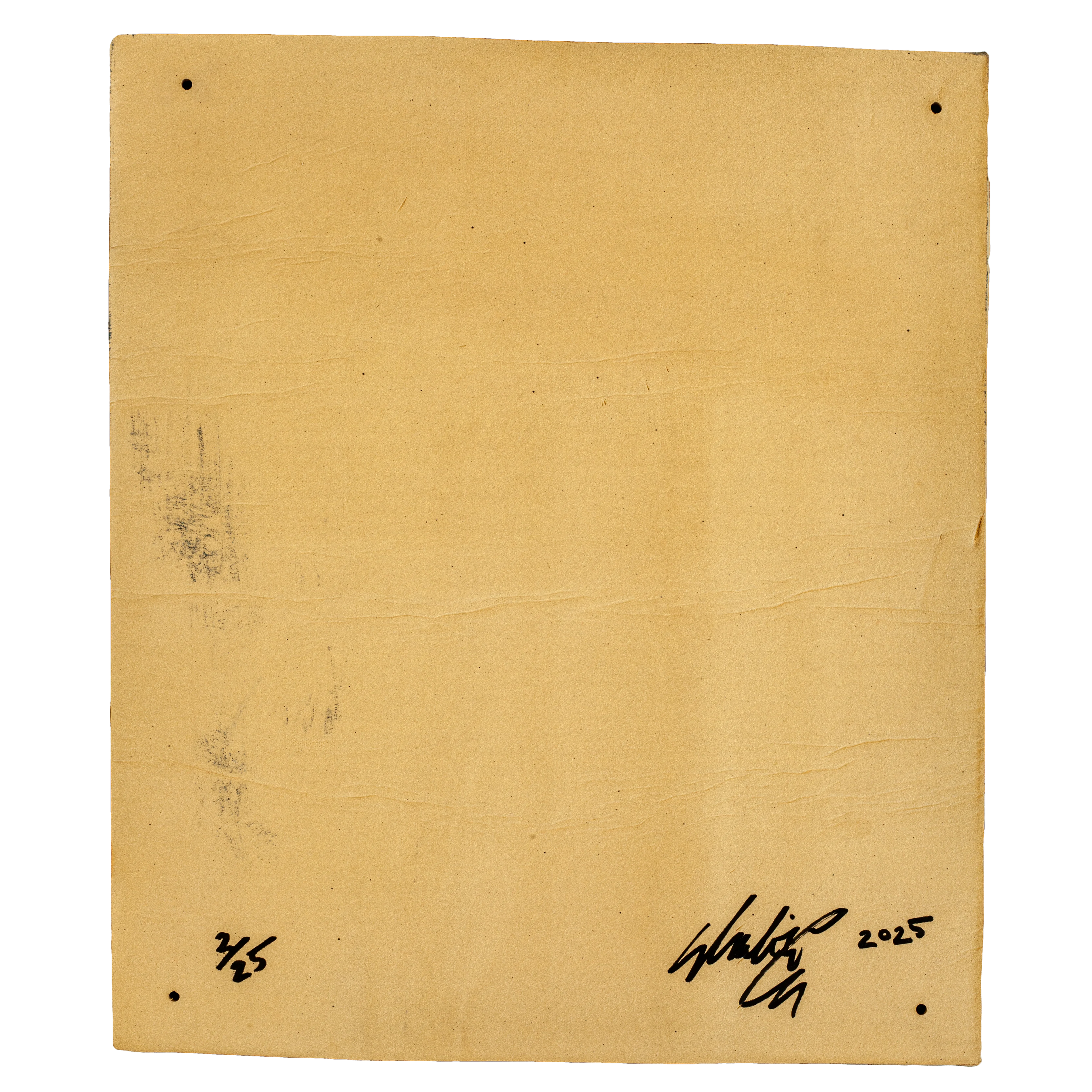 Tile #2 — back, numbered 2/25