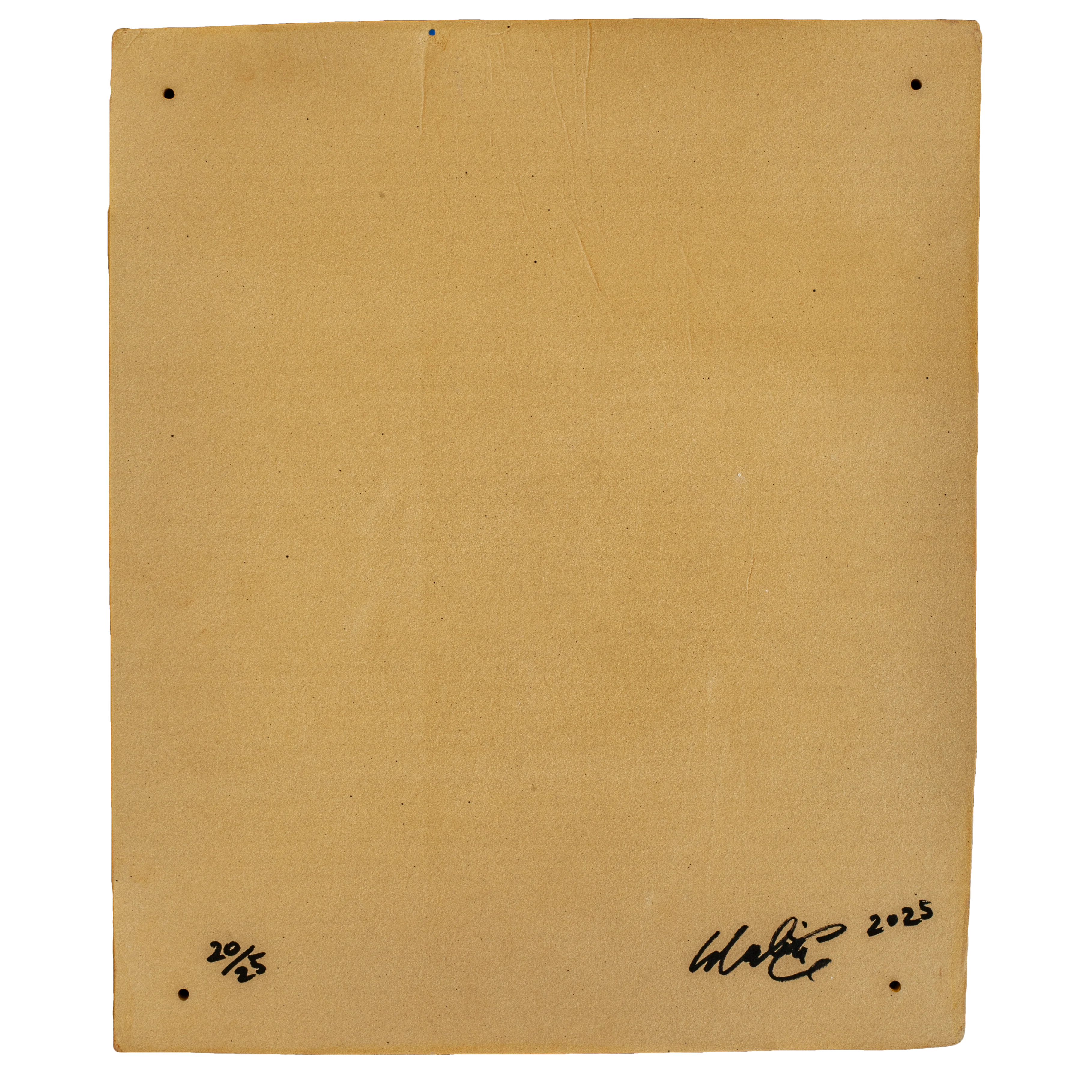 Tile #20 — back, numbered 20/25