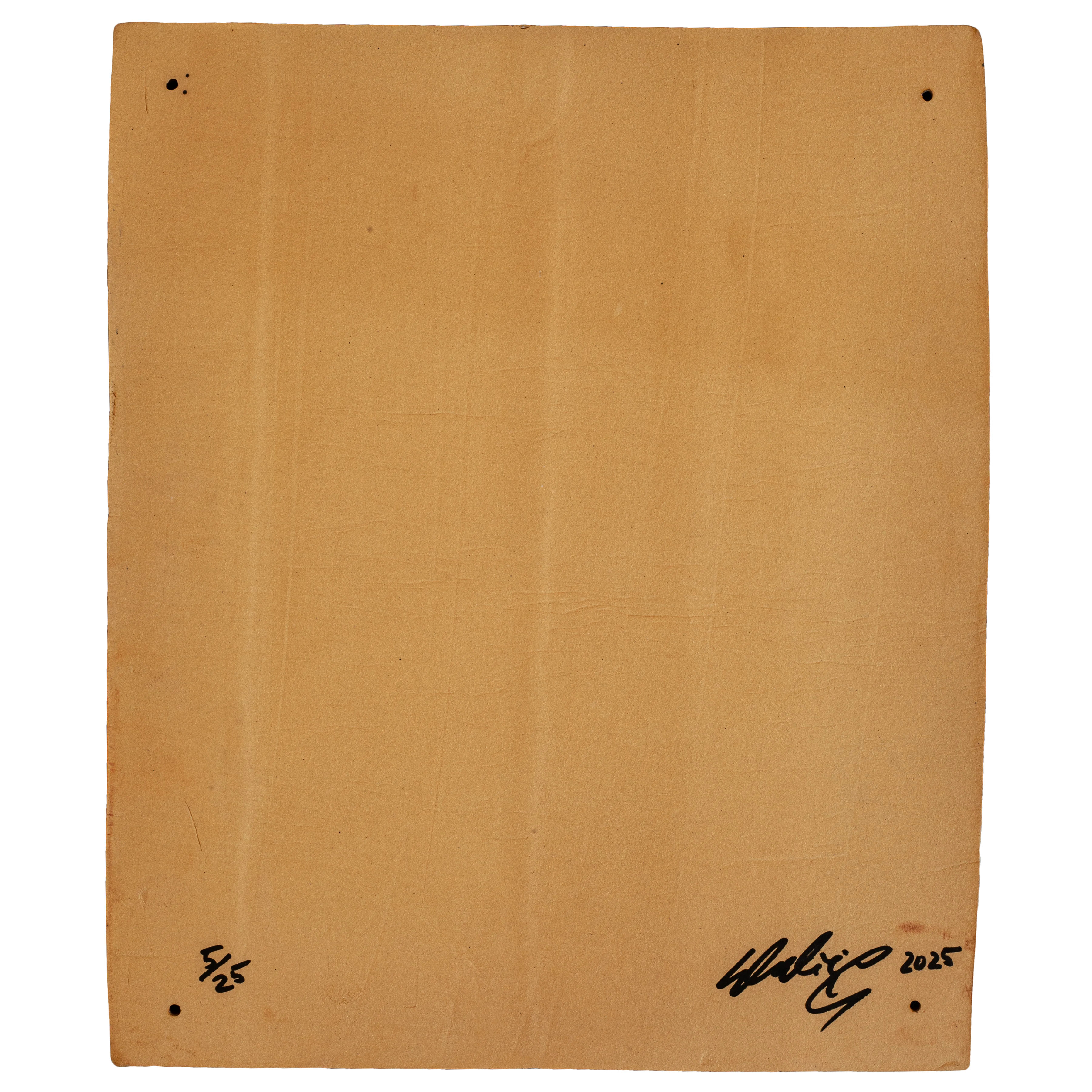 Tile #5 — back, numbered 5/25